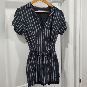 Abercrombie & Fitch Striped Romper size Medium